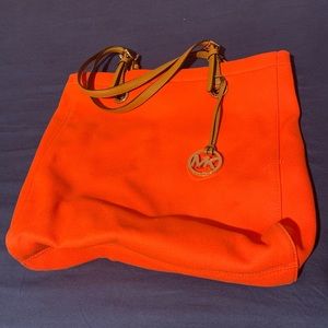 Bright Orange Michael Kors bag (medium size)